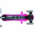 Самокат Globber Primo Fantasy 424-007 с 3 светящимися колесами Flowers Neon pink  - миниатюра №7